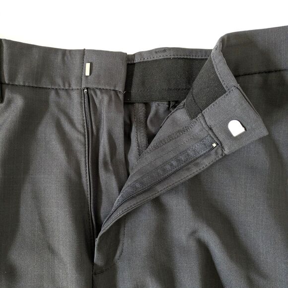 Kenneth Cole Men's Gray Techni-Cole Performance Slim Fit Pants Size 32 x 34 - Picture 5 of 15